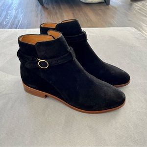 NEW Sezane Low Tristan Boots Black size 7